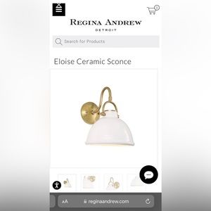 Regina Andrew Eloise Sconce Light